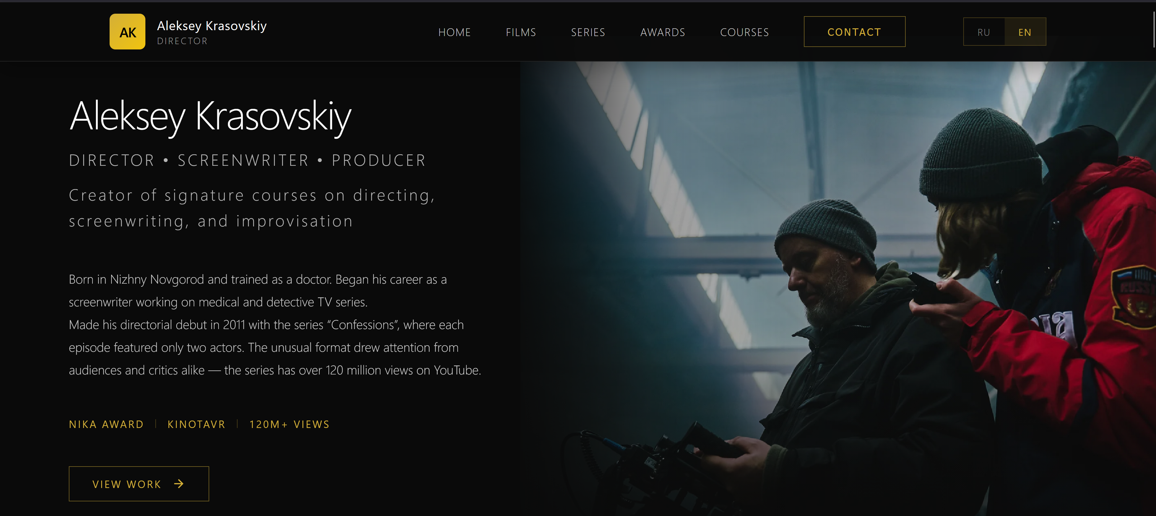 Alexey Krasovskiy - Film Director Portfolio